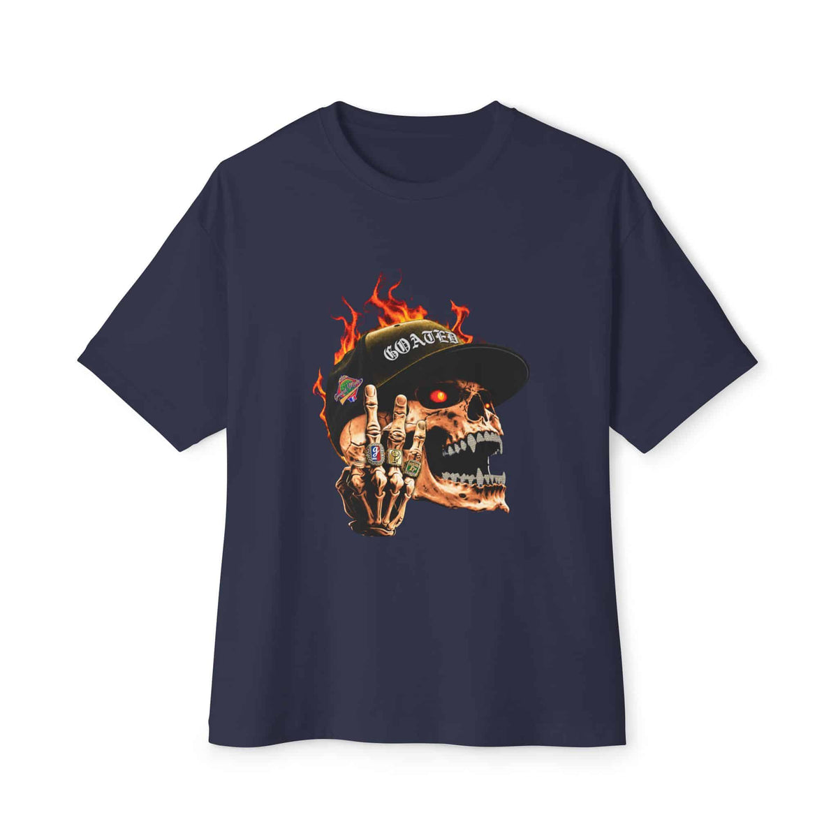 GOATED Skull Unisex Oversized Boxy Tee image 29