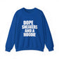 Graphic Print Crewneck Sweatshirt - POD0036 image 32