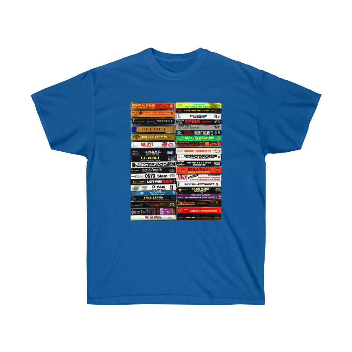 Rap Tapes Black Men T-Shirt - Royal, XL image