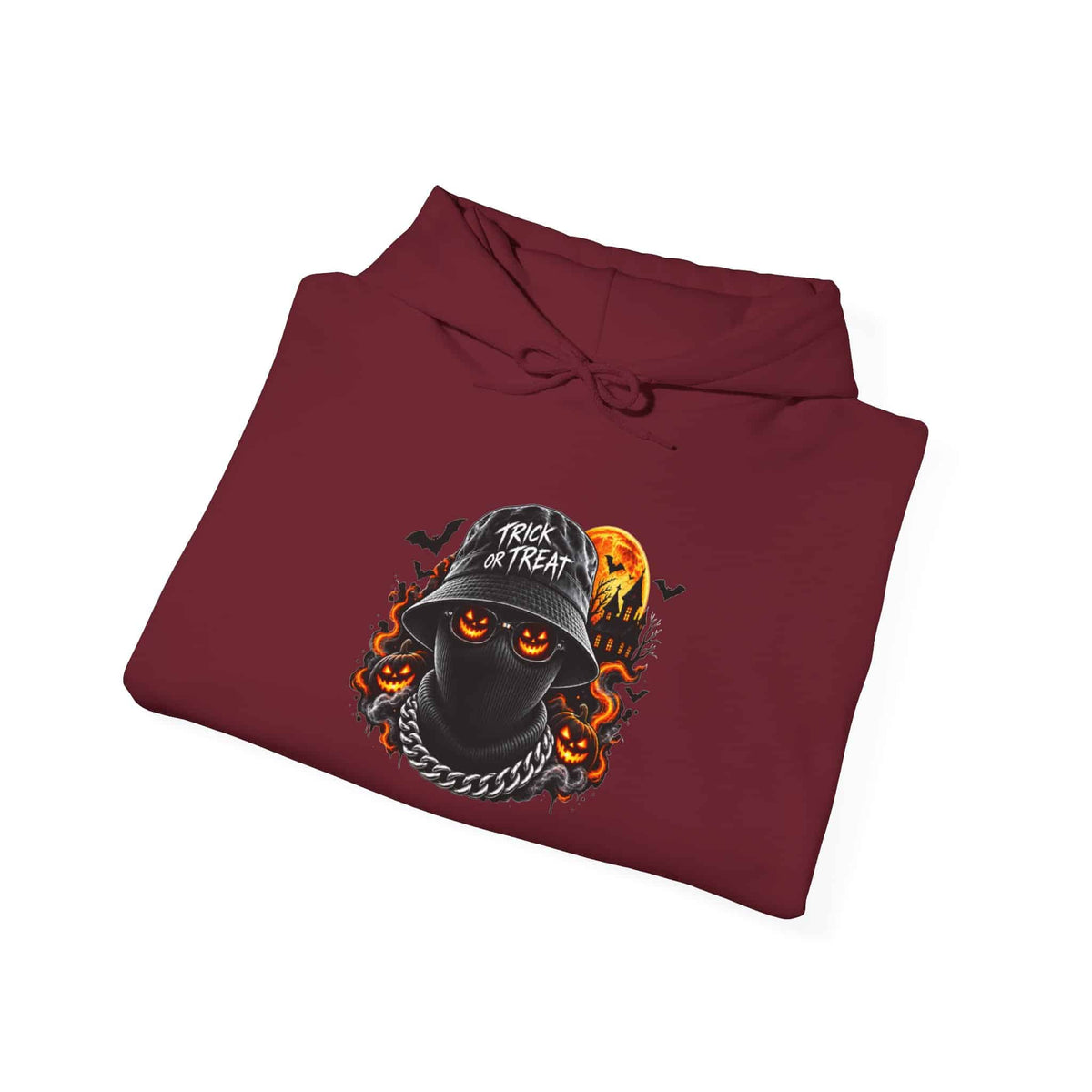Spooky Streetwear Masked Hooded Sweatshirt image 87