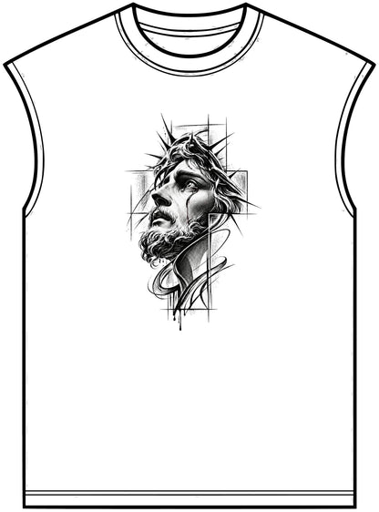 Crown of Faith 1 Unisex Garment-Dyed Muscle Tee image 0