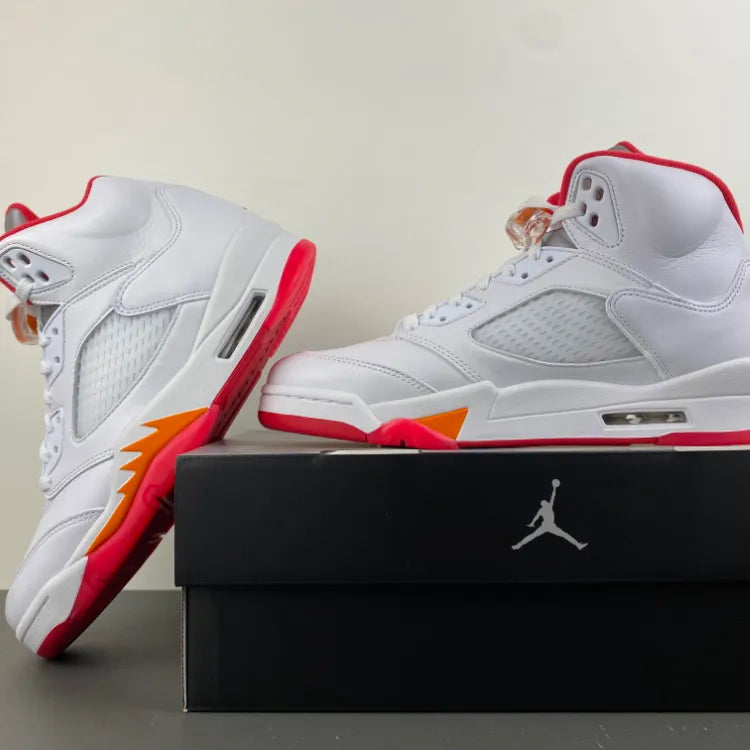 AJ 5 Retro Sunset Shoes Sneakers - nk0005053 image 9