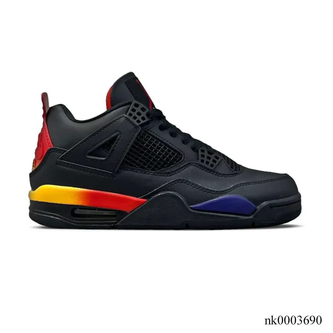 J Balvin x AJ 4 Gradient Rainbow Shoes Sneakers - nk0003690 image 0