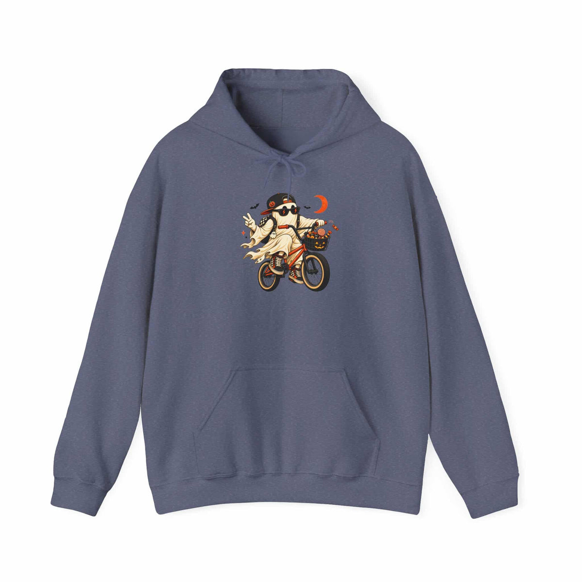 Ghost Rider BMX Hooded Sweatshirt - M, Heather Navy image