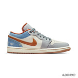 AJ 1 Low Phantom Denim Shoes Sneakers - nk0003902 image 0