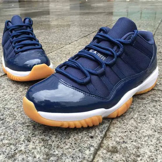 AJ 11 Retro Low Navy Gum Shoes Sneakers - nk0004099 image 10