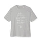 Kiki Loves Me Unisex Oversized Boxy Tee - Athletic Heather, XL image