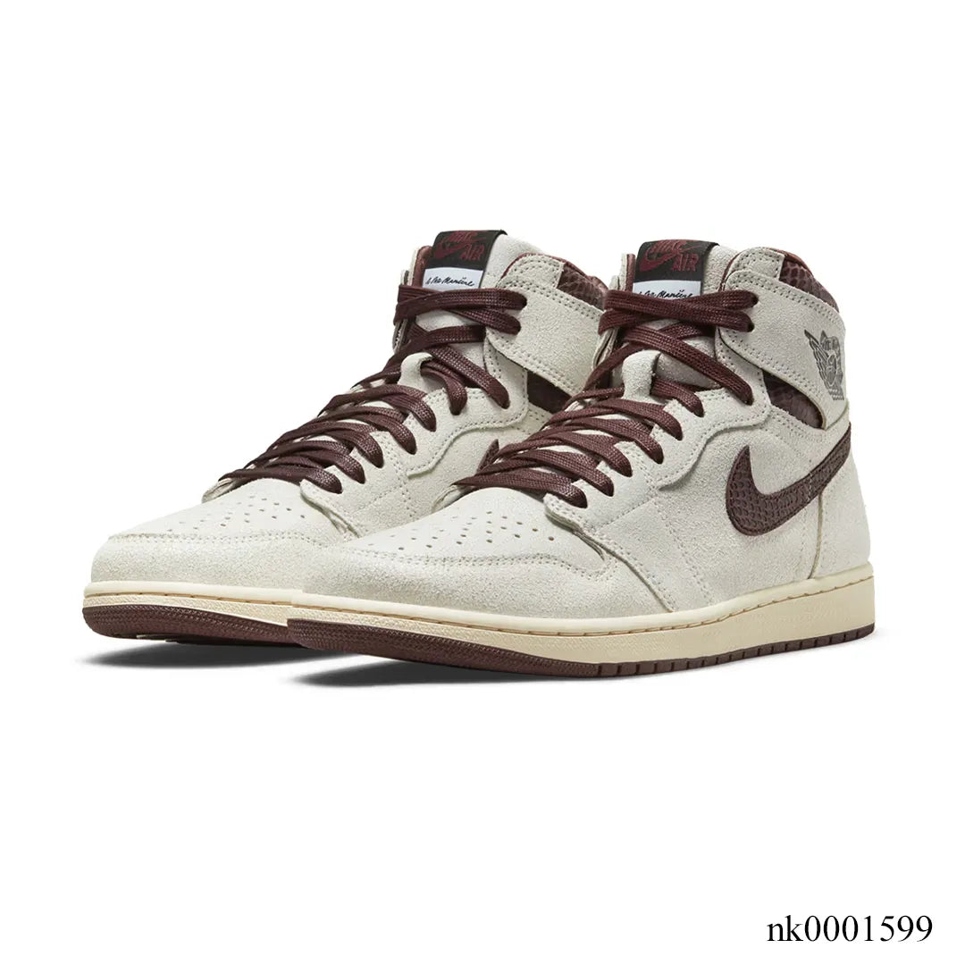 A Ma Maniere x AJ 1 High OG Shoes Sneakers - nk0001599 image 2