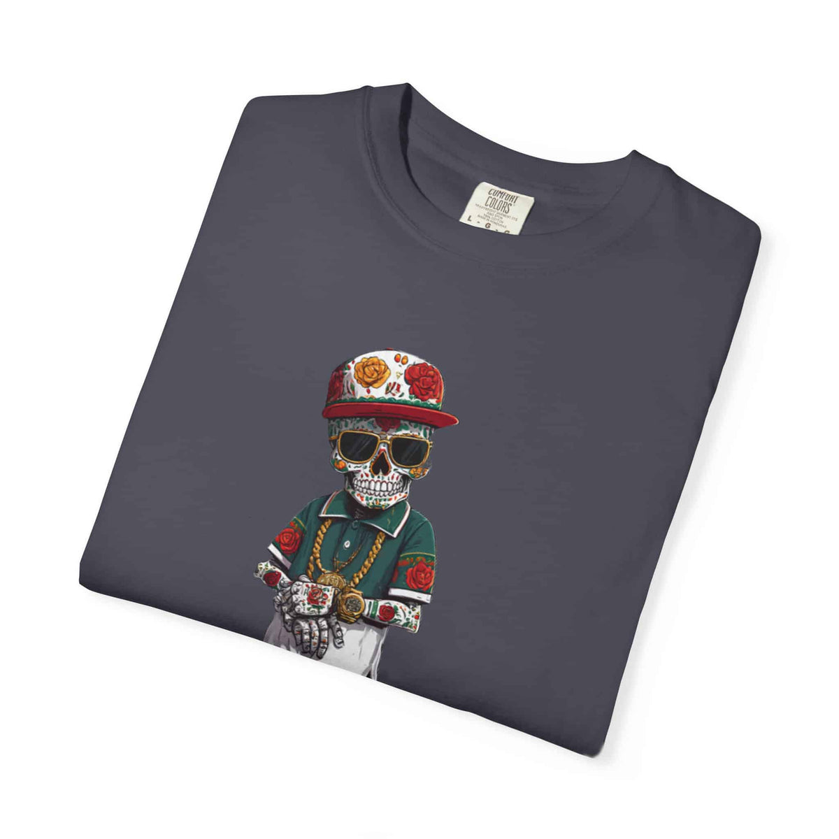 Skull Luxury Unisex Garment-Dyed T-shirt image 80