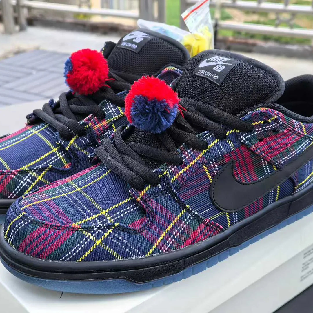 Nardwuar x Dunk Low SB Pro Tartan Shoes Sneakers - nk0004674 image 6