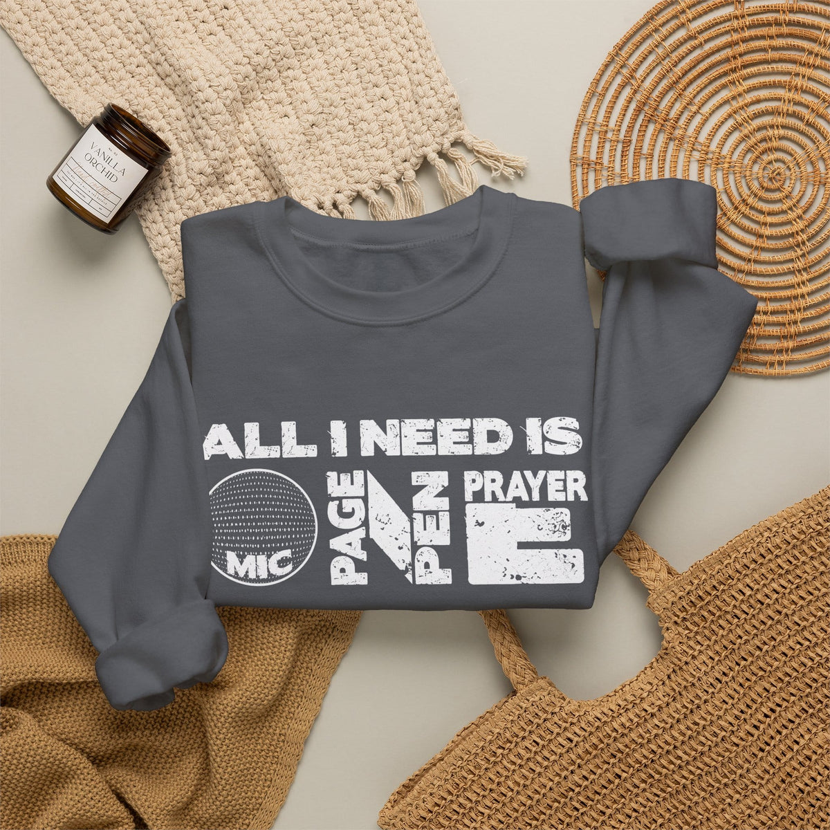 ALL_I_NEED_IS Crewneck Sweatshirt image 35