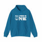 ALL_I_NEED_IS Hooded Sweatshirt - 4XL, Antique Sapphire image