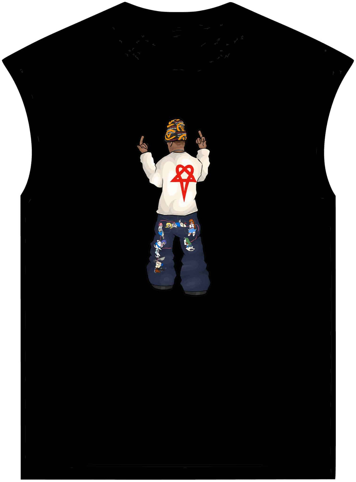 Rebel Attitude Unisex Garment-Dyed Muscle Tee image 16