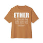 Ether Unisex Oversized Boxy Tee - Toast, S image