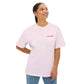 Halloween Basketball Skeleton Unisex Oversized Boxy Tee image 10