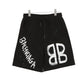 BLCG BB Graffiti Logo Shorts in Black - 610 - blcg0000610 image 0