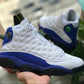 AJ 13 Retro White Hyper Royal Black Shoes Sneakers - nk0000665 image 4