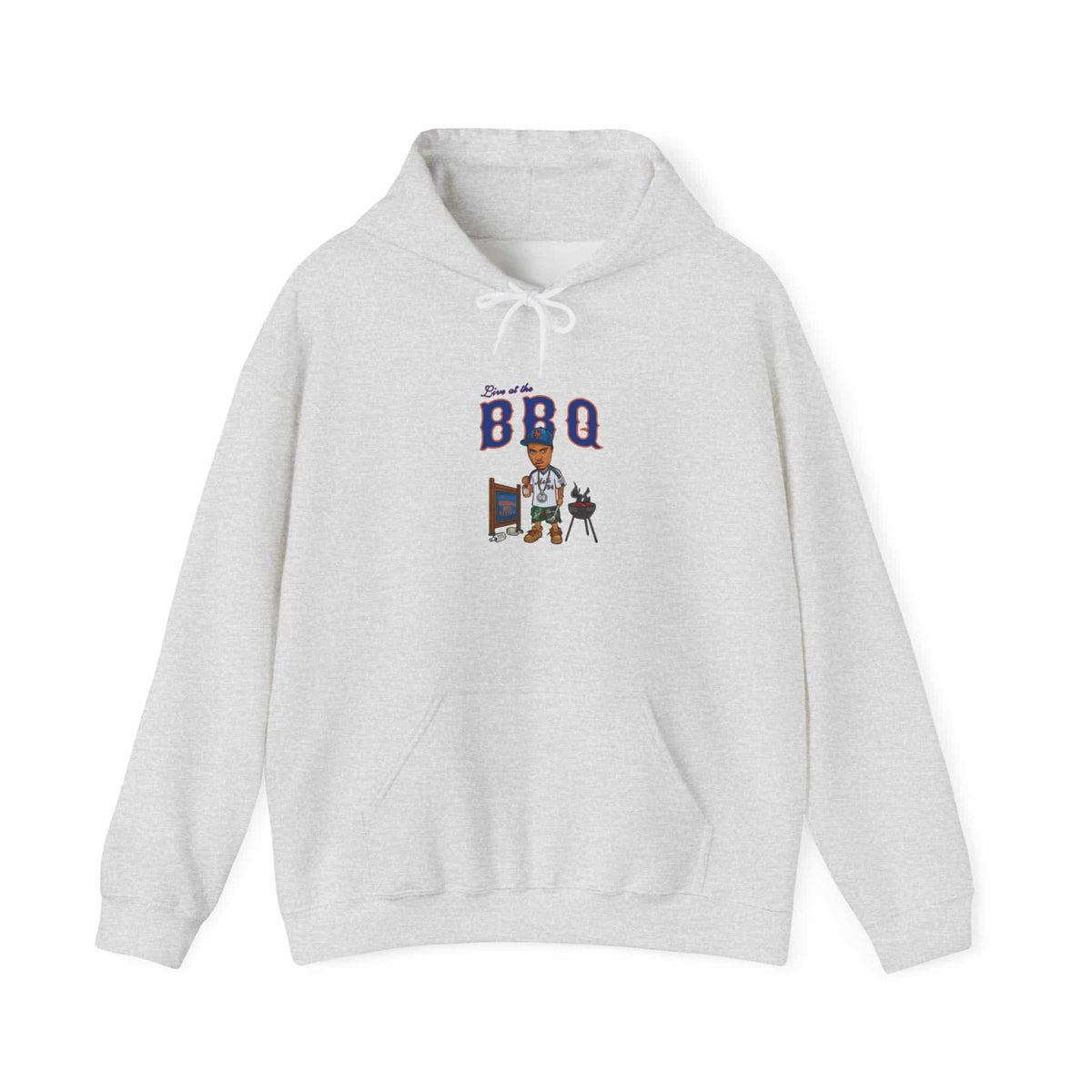 Rap Nas Live At The BBQ Hooded Sweatshirt image