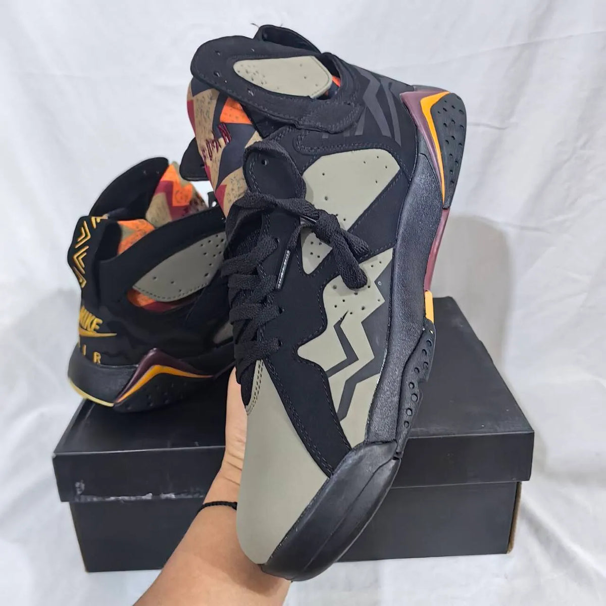 AJ 7 Retro Black Olive Shoes Sneakers - nk0003930 image 13