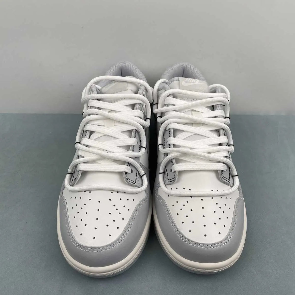 Dunk Low "White/Grey Fog" Shoes Sneakers - nk0005384 image 15