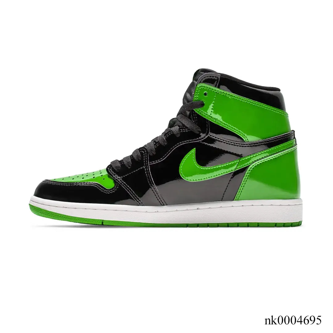AJ 1 High OG Patent Green Shoes Sneakers – nk0004695 image 1