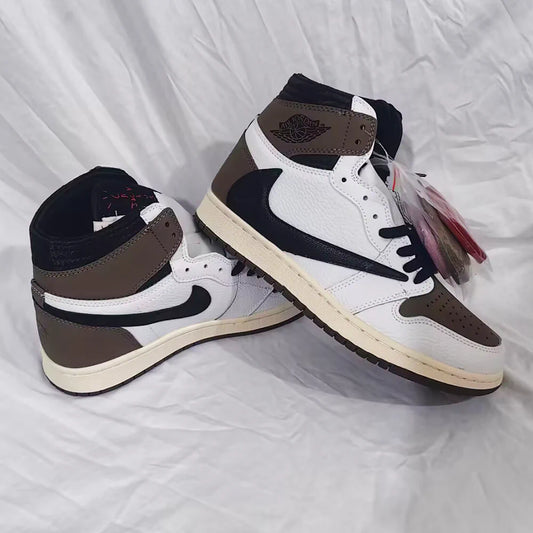 Travis Scott x AJ 1 High OG SP Reverse Mocha Shoes Sneakers – nk0004491 image 2