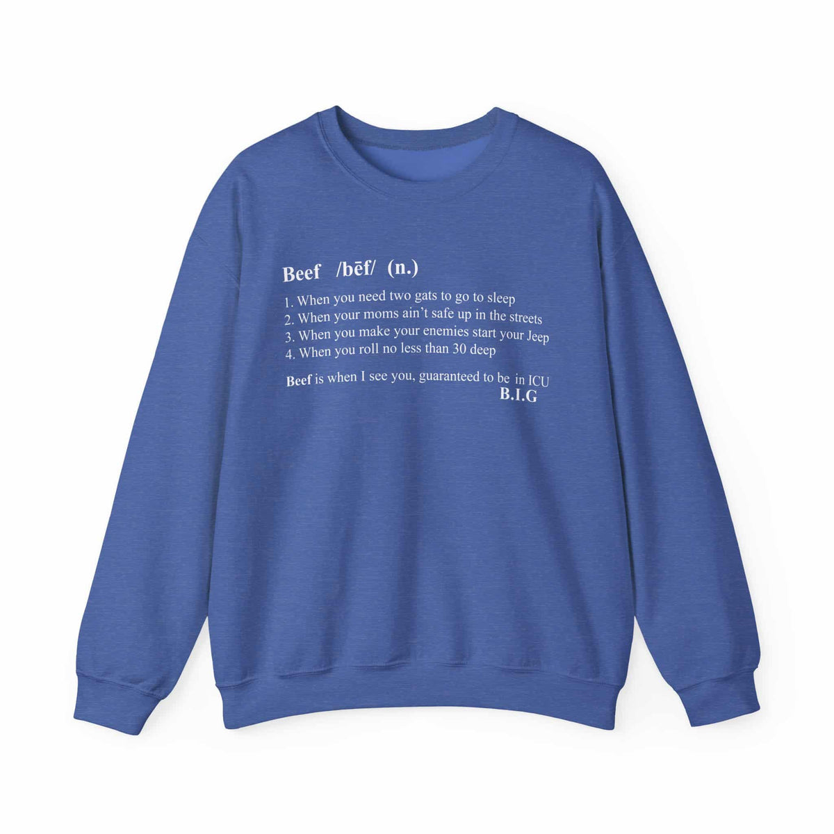Beef Definition Crewneck Sweatshirt image 4