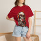 Neon Skull DJ Unisex Garment-Dyed T-shirt image 88