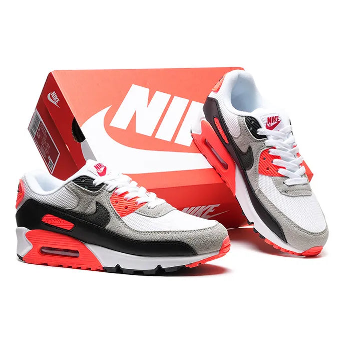AM 90 White/Infrared 23 Shoes Sneakers – nk0005006 image 9