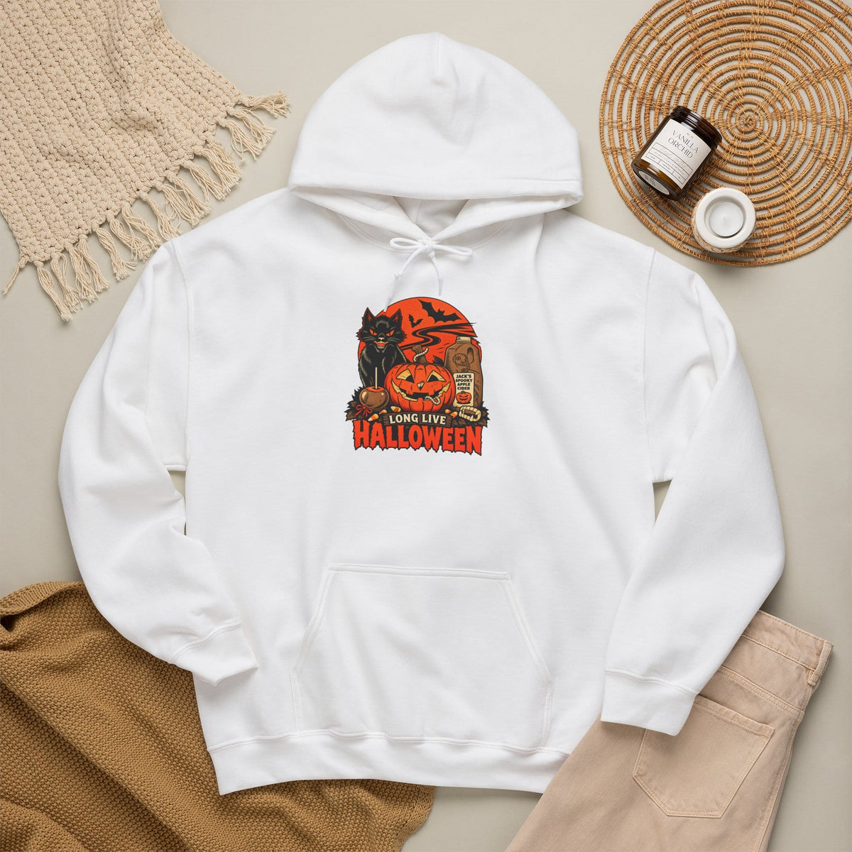 Midnight Cat Hooded Sweatshirt image 5