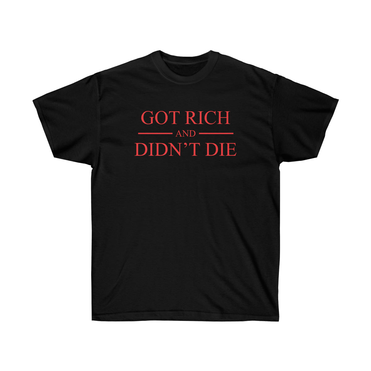 Got Rick And Didn't Die Men T-Shirt - Black, XL image