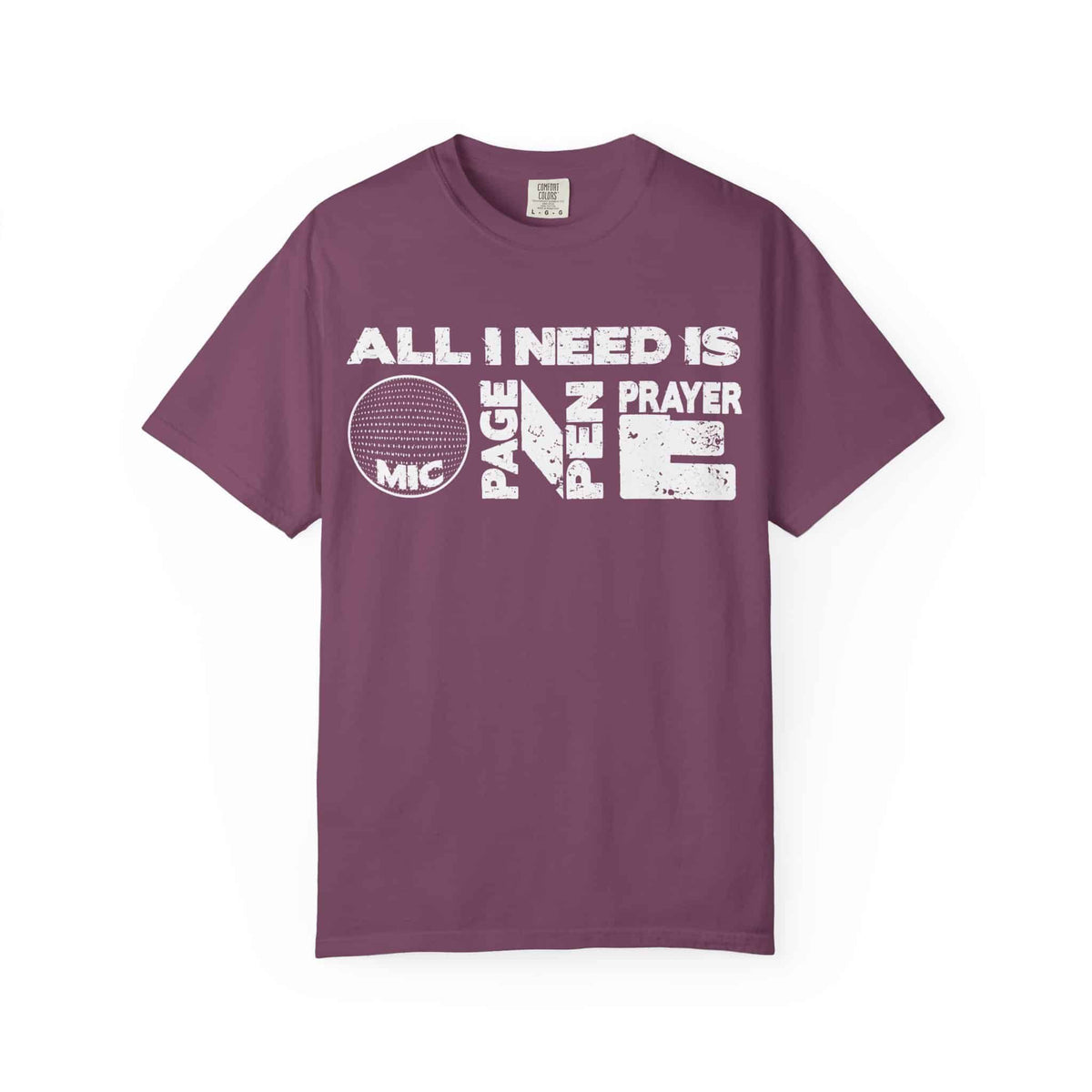 ALL_I_NEED_IS Unisex Garment-Dyed T-shirt image