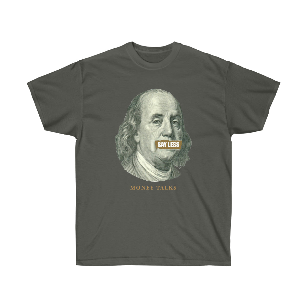 Say Less Money Talks Men T-Shirt - Charcoal, M image