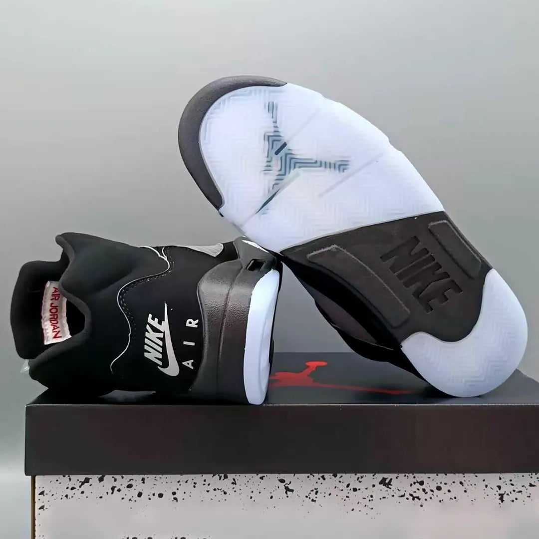 AJ 5 Black Metallic Reimagined Shoes Sneakers - nk0004216 image 4