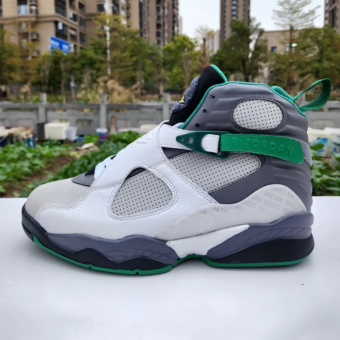 AJ 8 Oregon PE Pure Platinum Shoes Sneakers – nk0004529 image 8