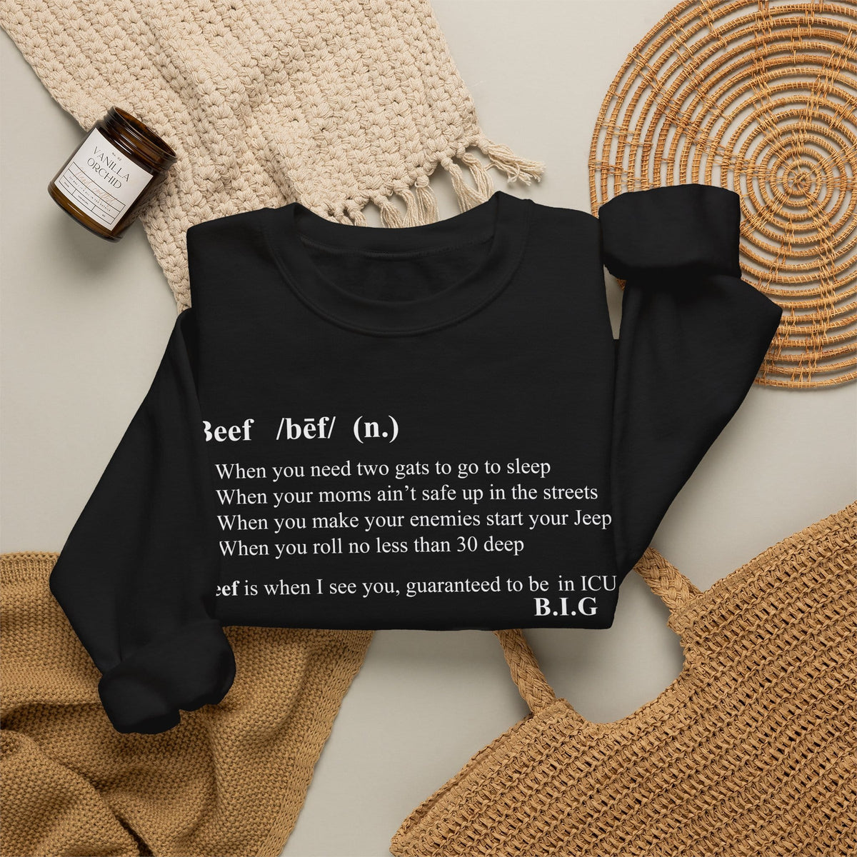 Beef Definition Crewneck Sweatshirt image 3