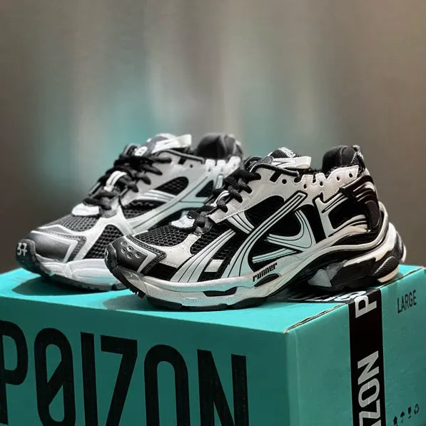 BLCG Runner White Black Shoes Sneakers - bl0000036 image 6