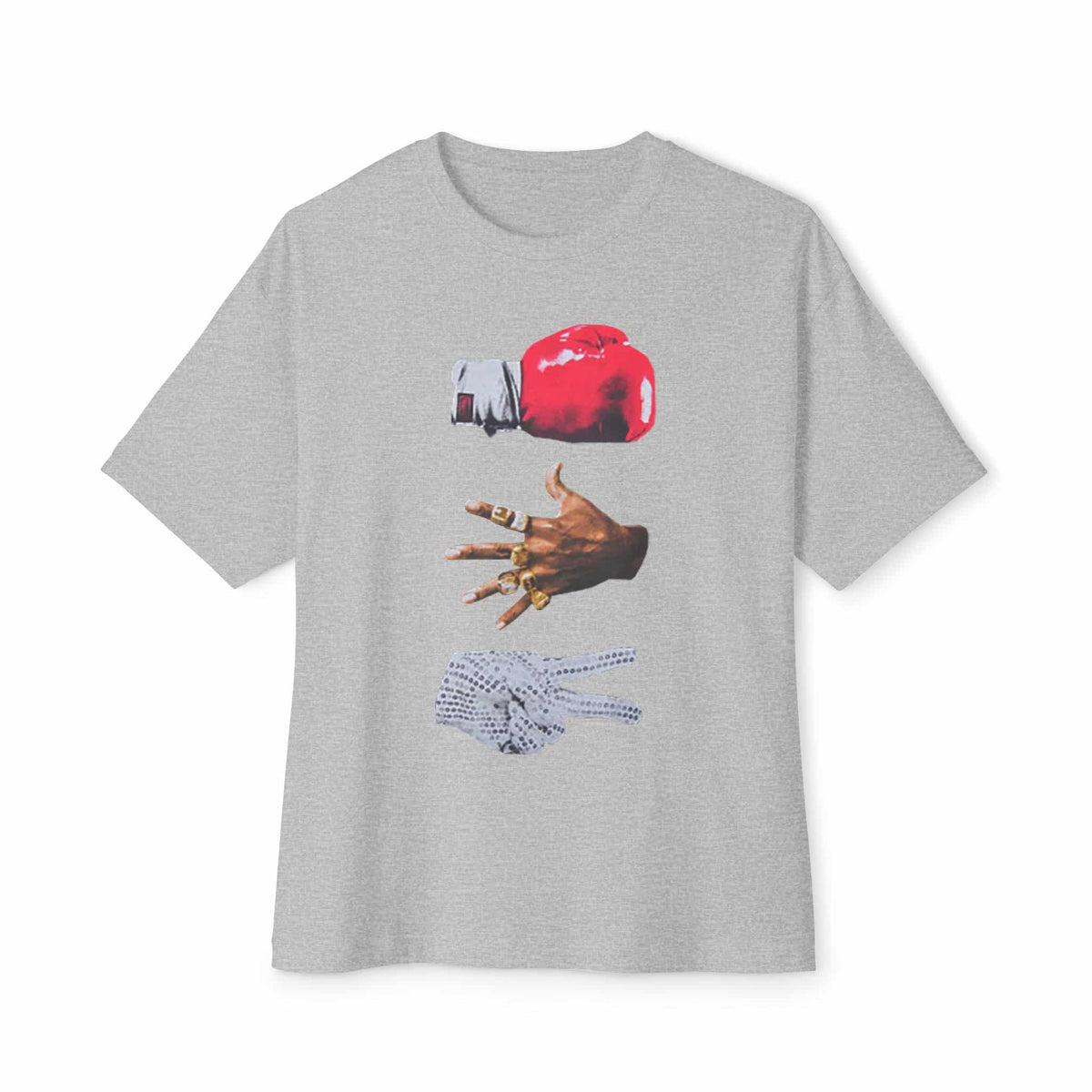 Rap Is My Life Unisex Oversized Boxy Tee - Athletic Heather, 2XL image