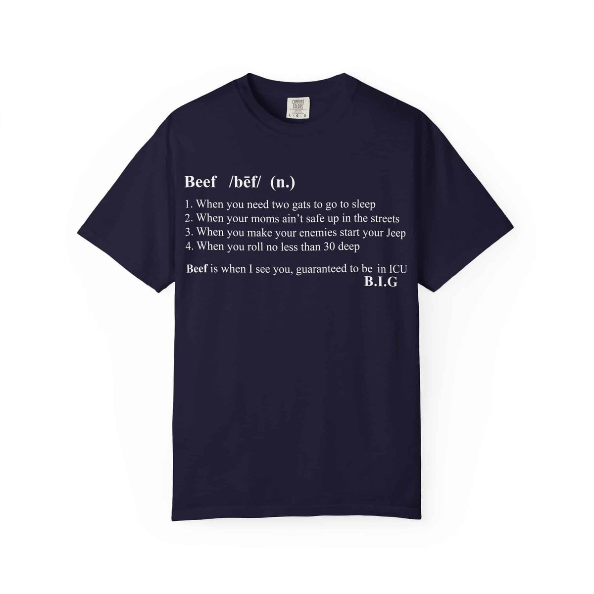 Beef Definition Unisex Garment-Dyed T-shirt image 48