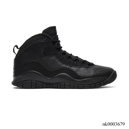 AJ 10 Retro Blackout Shoes Sneakers - nk0003679 image 0