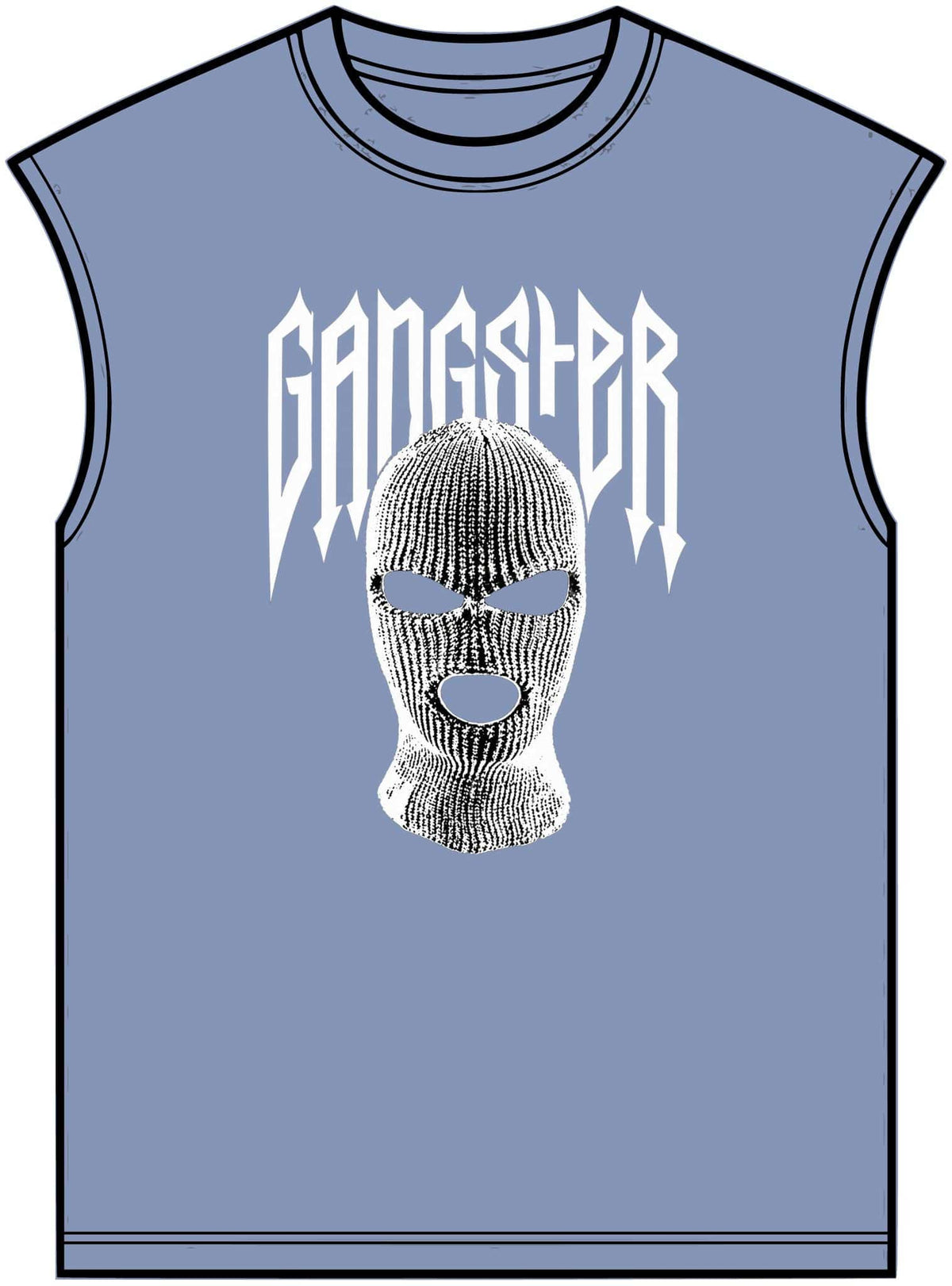 Gangster Mask Unisex Garment-Dyed Muscle Tee image 12