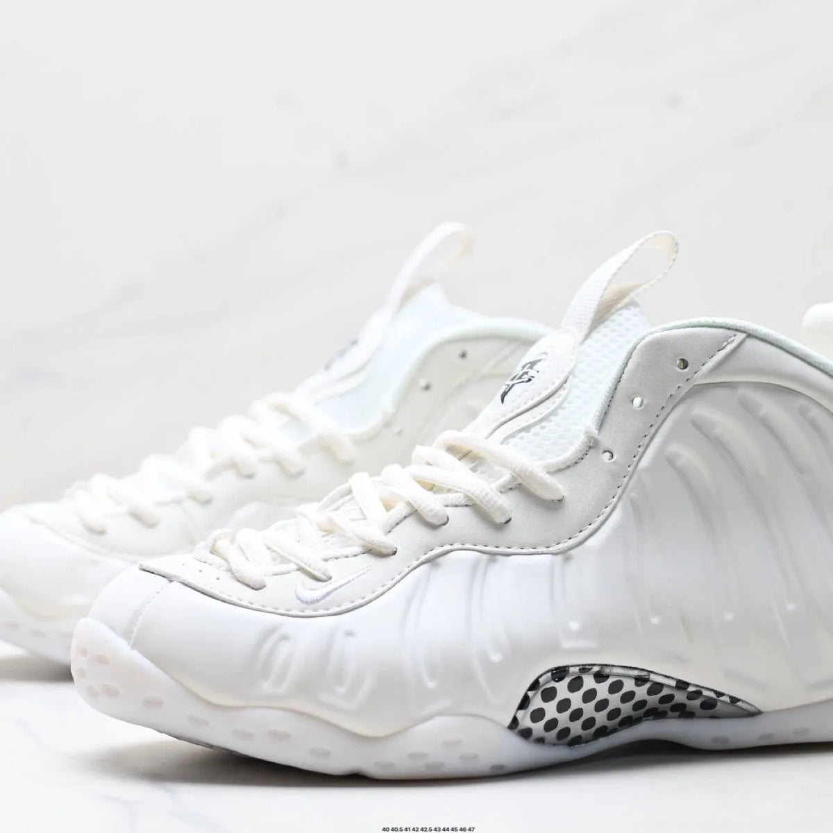 Air Foamposite One Triple White Shoes Sneakers – nk0004427 image 6
