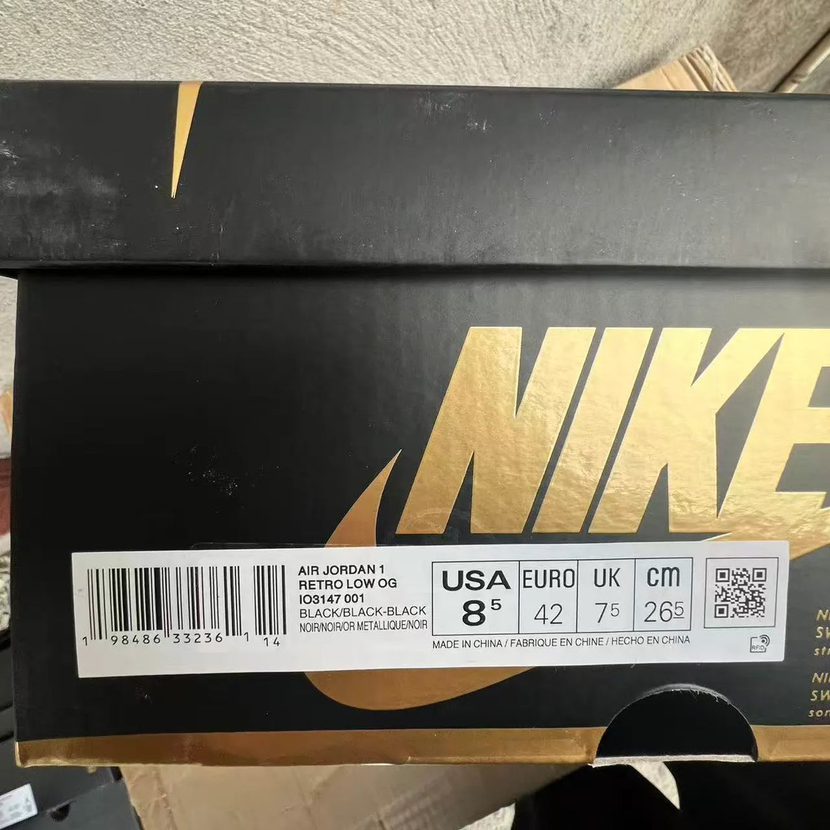 AJ 1 Retro Low OG Xuanwu Shoes Sneakers – nk0004845 image 14