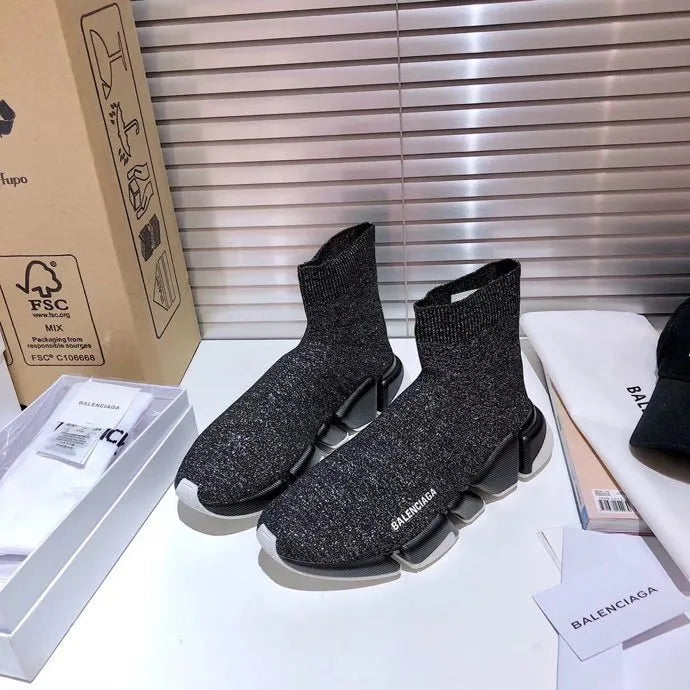 BLCG Speed 2.0 Recycled Knit Grey White Black Shoes Sneakers - bl0000011 image 3
