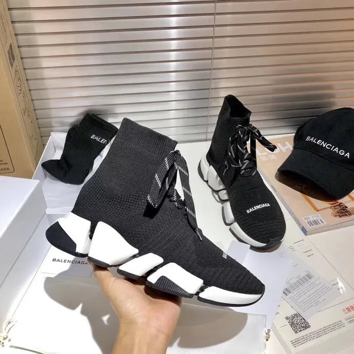 BLCG Speed 2.0 Lace-Up Black White Shoes Sneakers - bl0000007 image 10