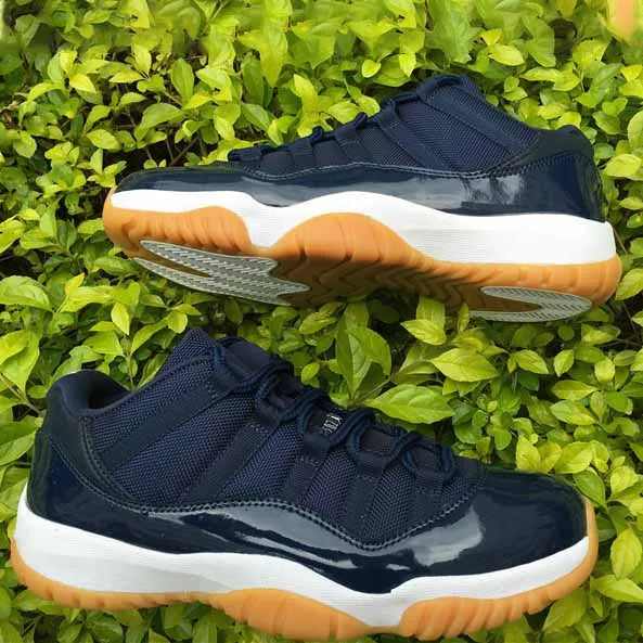 AJ 11 Retro Low Navy Gum Shoes Sneakers - nk0004099 image 7