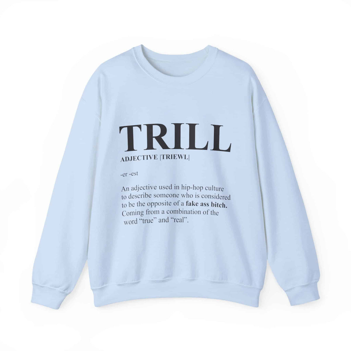 Trill Definition Crewneck Sweatshirt image