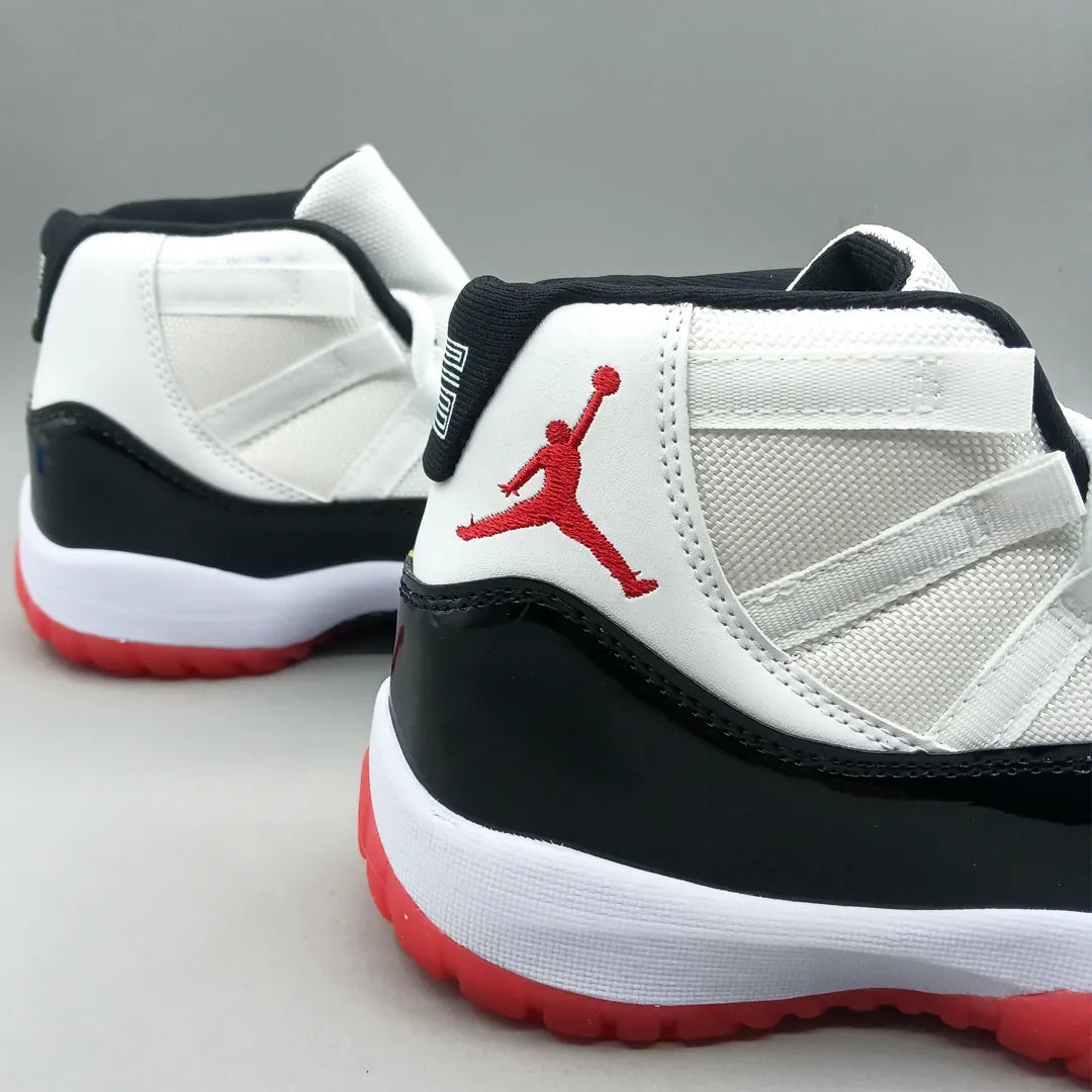 AJ 11 Black White Red Shoes Sneaker - nk0004560 image 6