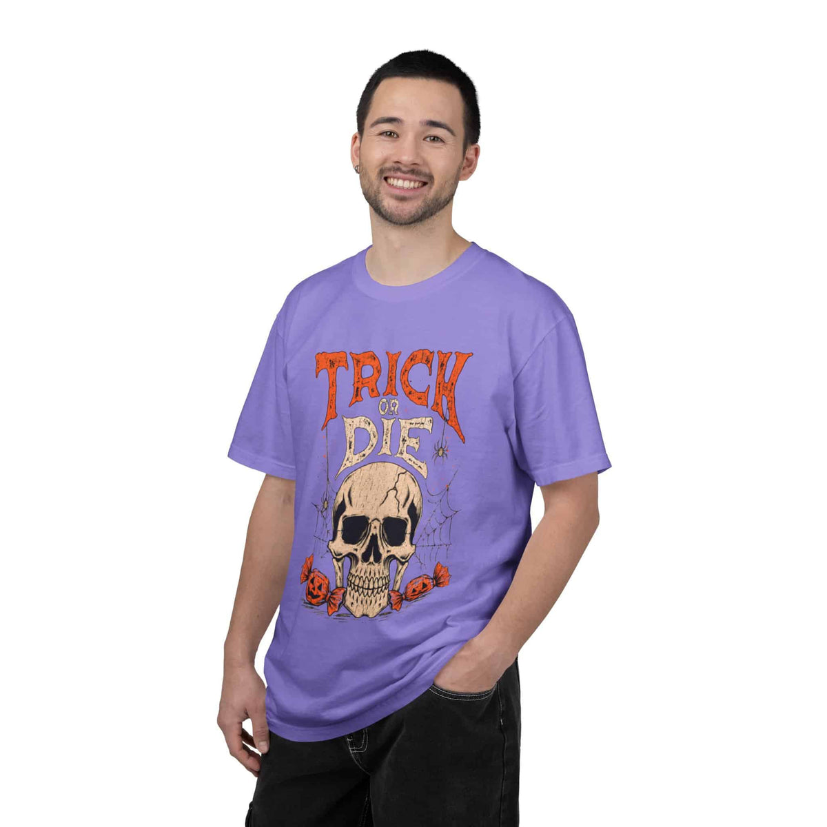 TRICK OR DIE Unisex Garment-Dyed T-shirt image 76