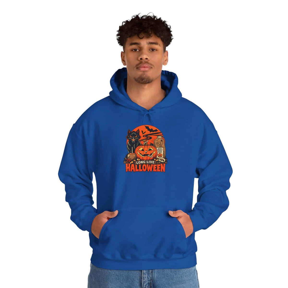 Midnight Cat Hooded Sweatshirt image 49
